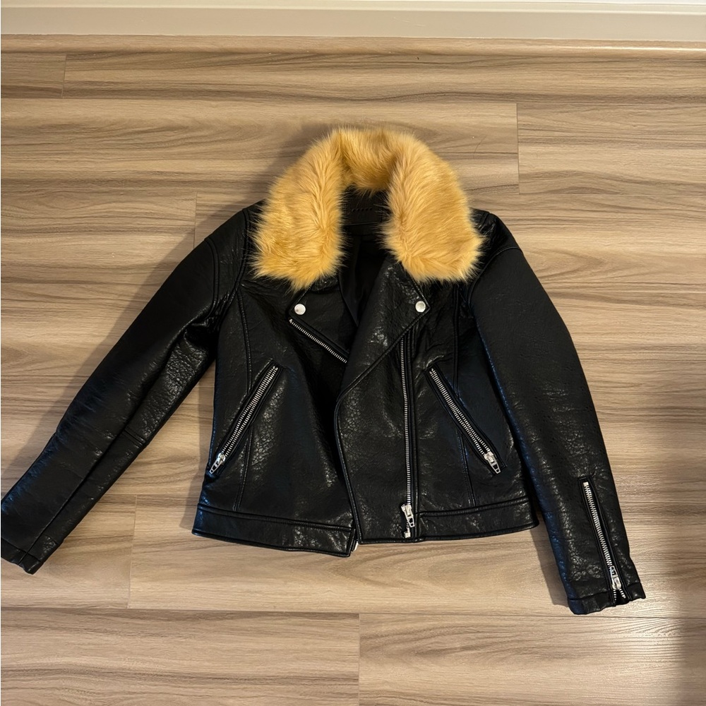 Faux Leather Jacket